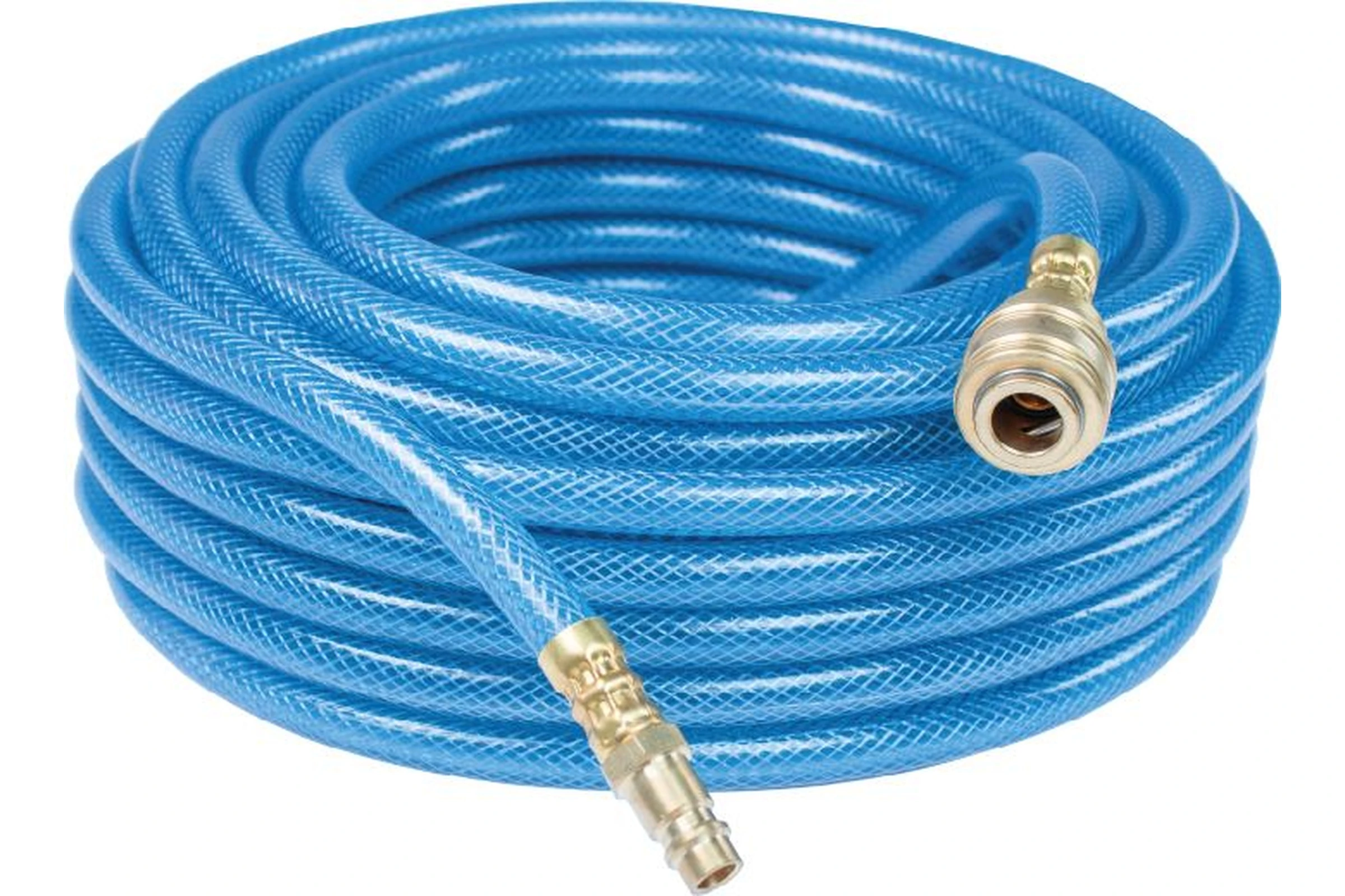 Wzmocniony wąż sprężonego powietrza PCV wraz z końcówkami 10 m, 9 x 3 mm, NIE