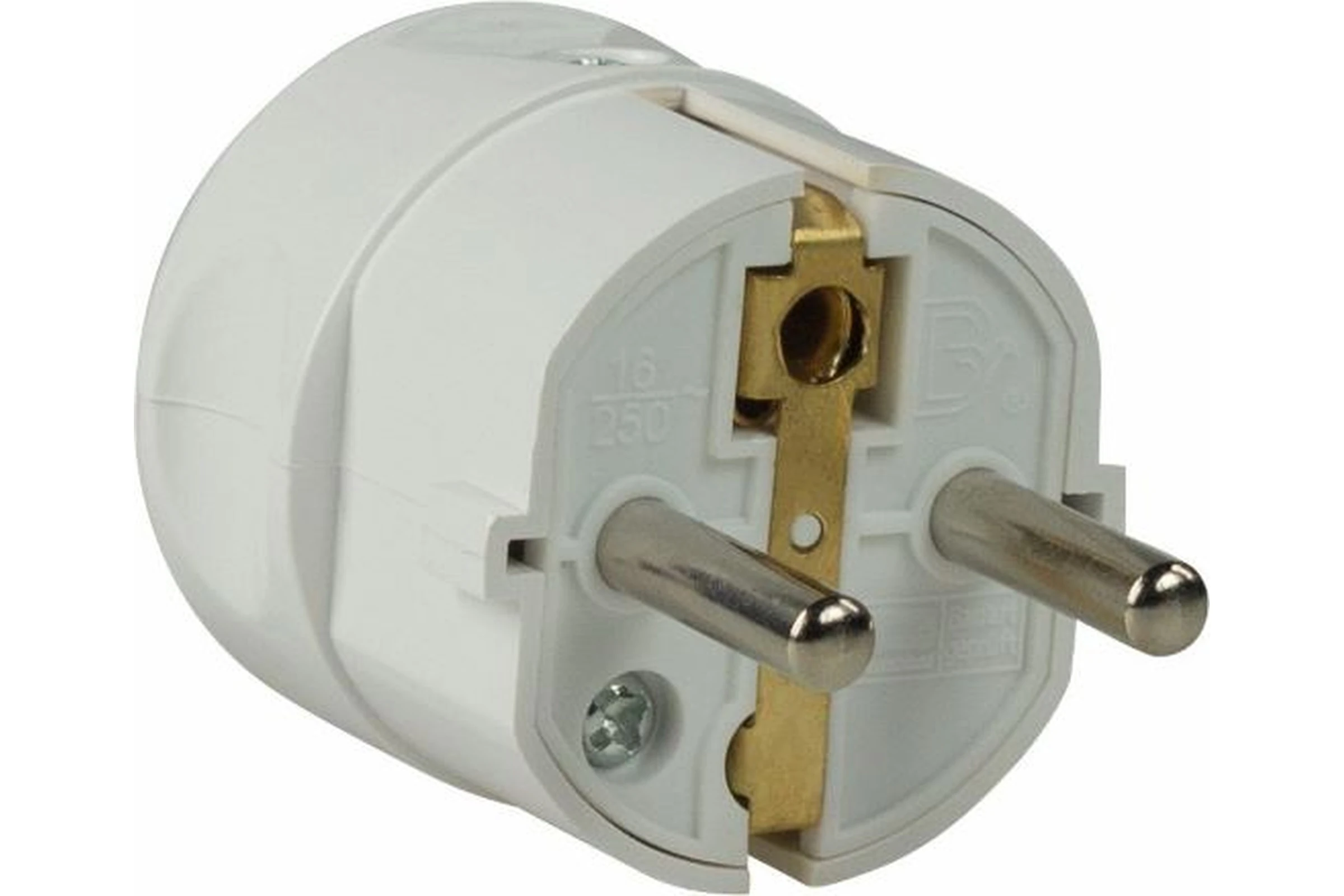 Wtyczka PVC prosta z tworzywa 230 V, 16 A, 2P+Z BIA IP20