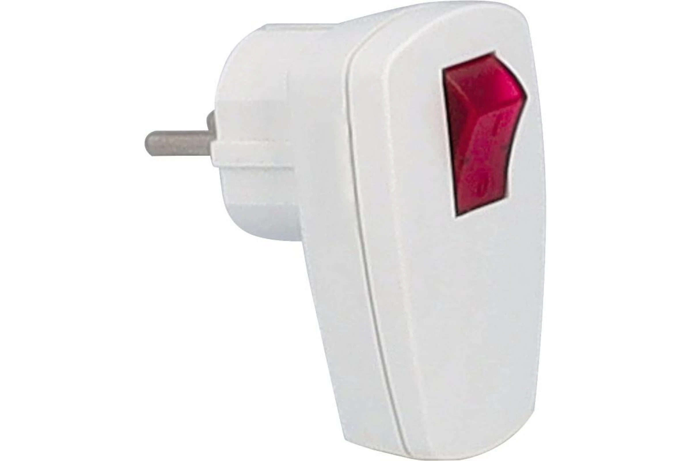 Wtyczka kątowa z włącznikiem podświetlanym 230 V, 16 A, 2P+Z BIA IP20