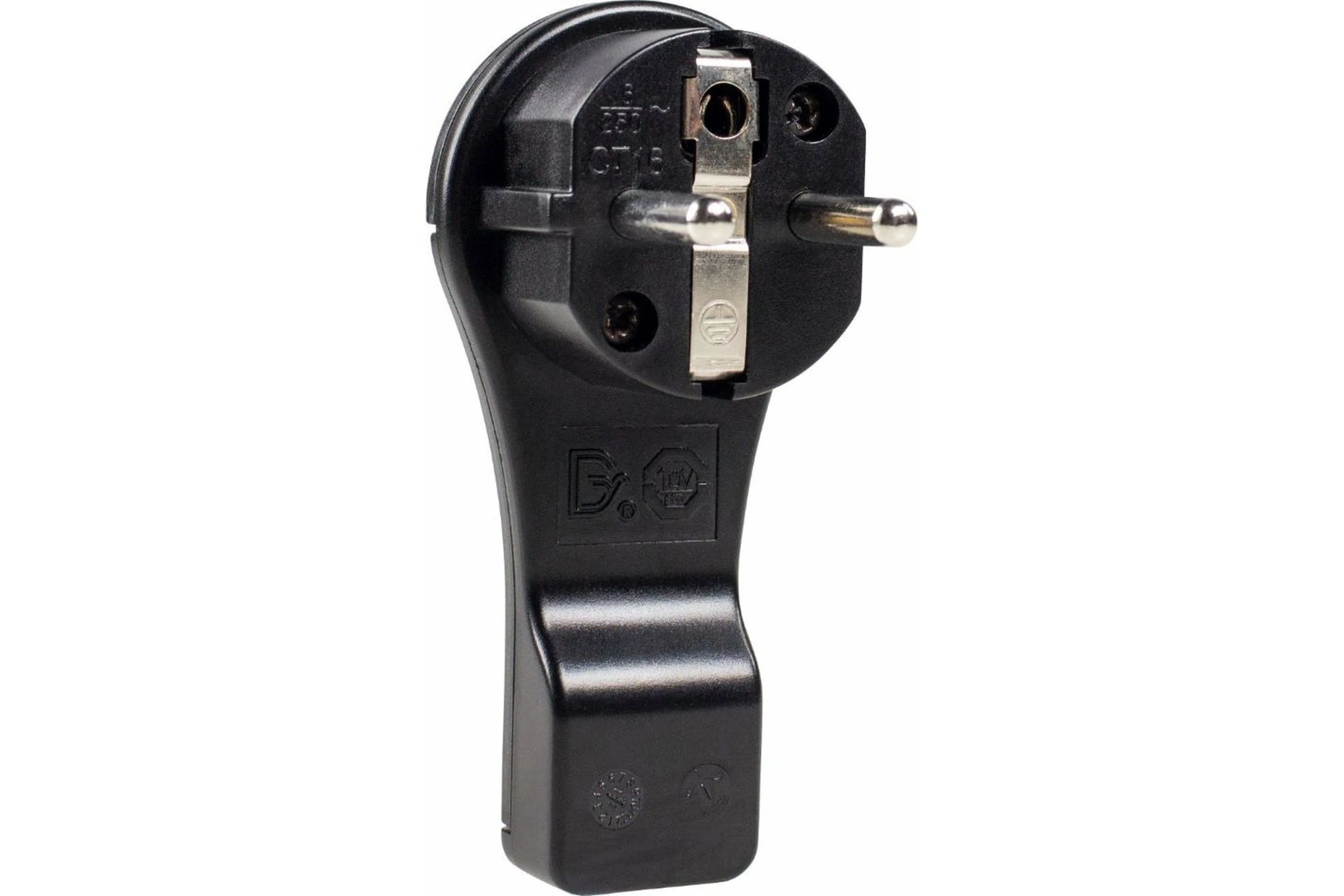 Wtyczka kątowa z tworzywa Ultra płaska 230 V, 16 A, 2P+Z CZA
