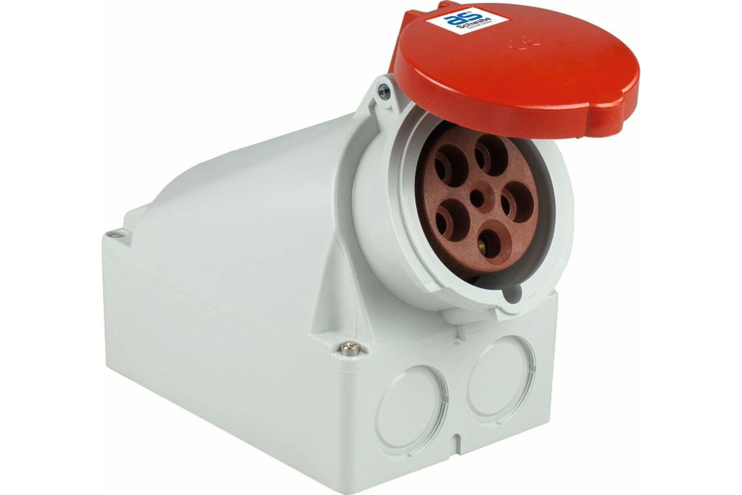 Gniazdo stałe CEE 400 V, 63 A, 5P 6h, SZA-CZE IP44
