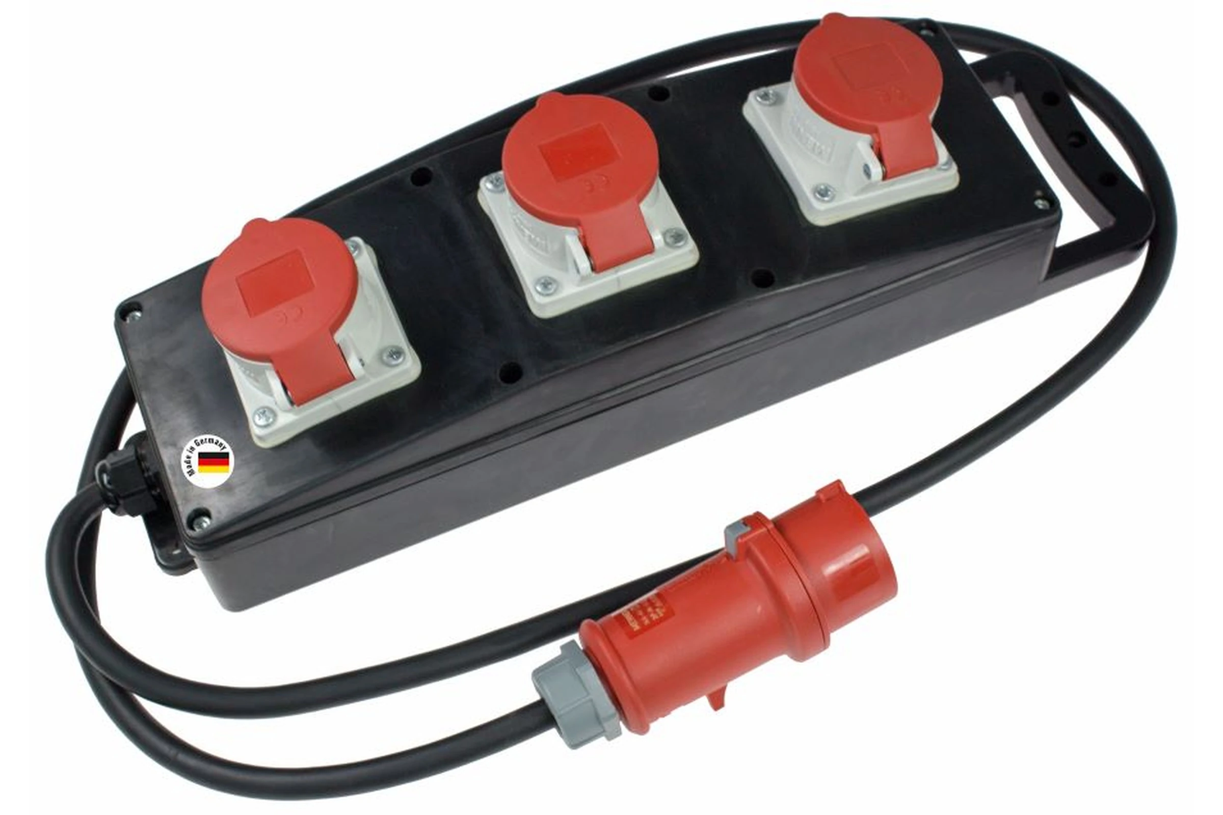 Listwa zasilająca budowlana S6, 2 m H07RN-F 5G2,5 11 kW