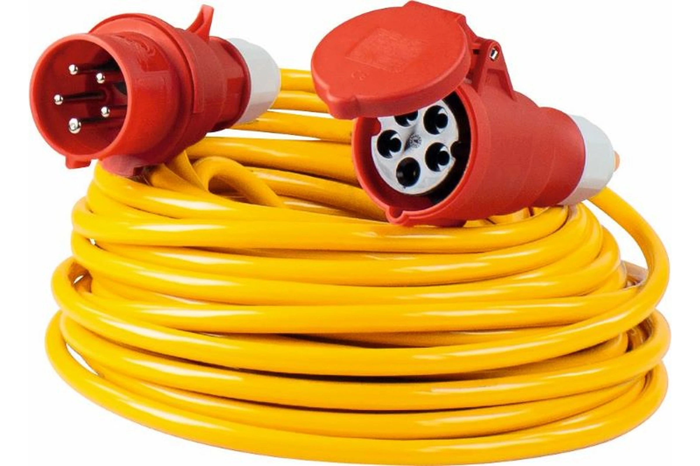 Przedłużacz ze zmianą fazy CEE 400 V, 16 A, 5P 25 m AT-N07V3V3-F 5G2,5