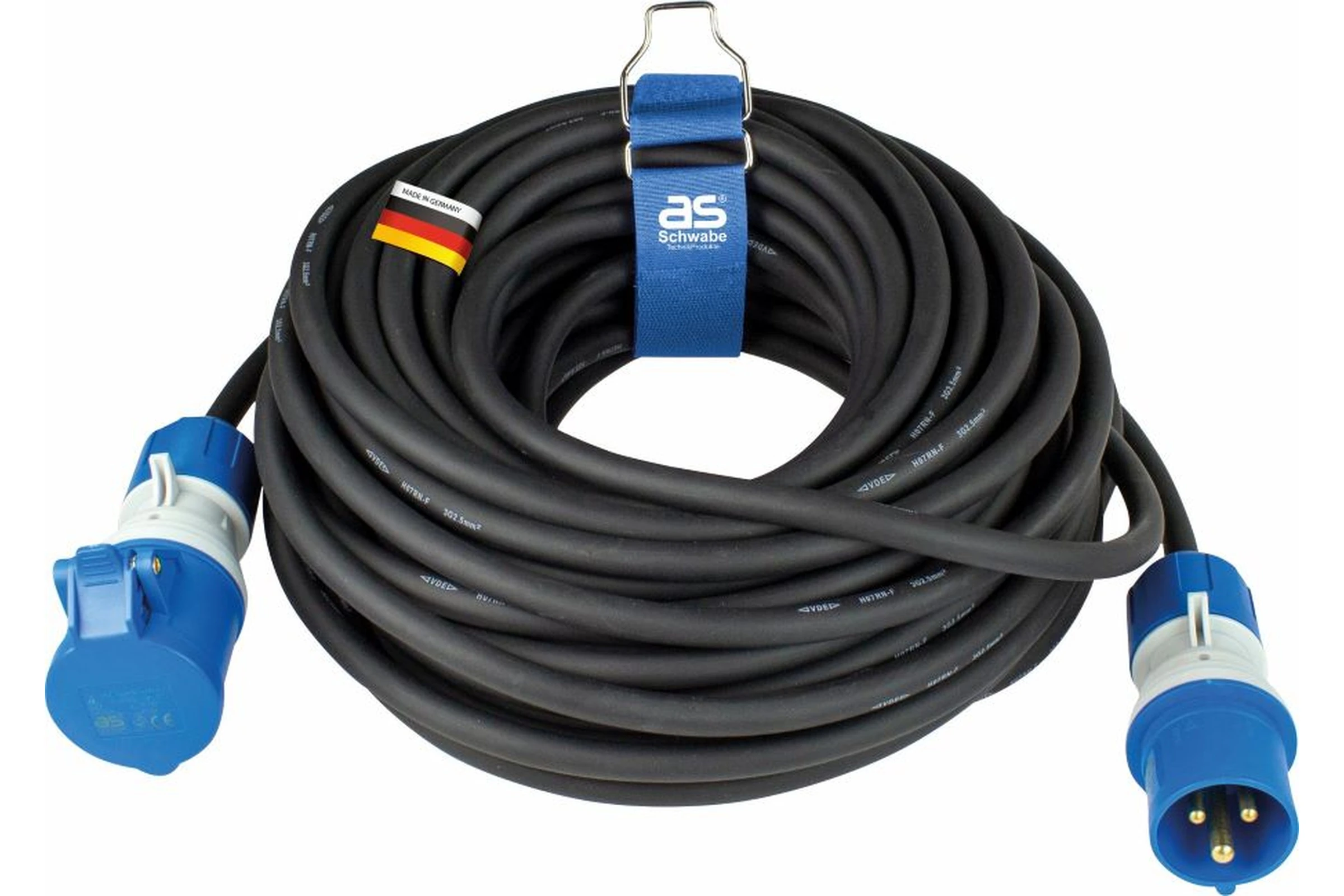 Przedłużacz CEE 230 V, 16 A, 3P 25 m H07RN-F 3G2,5