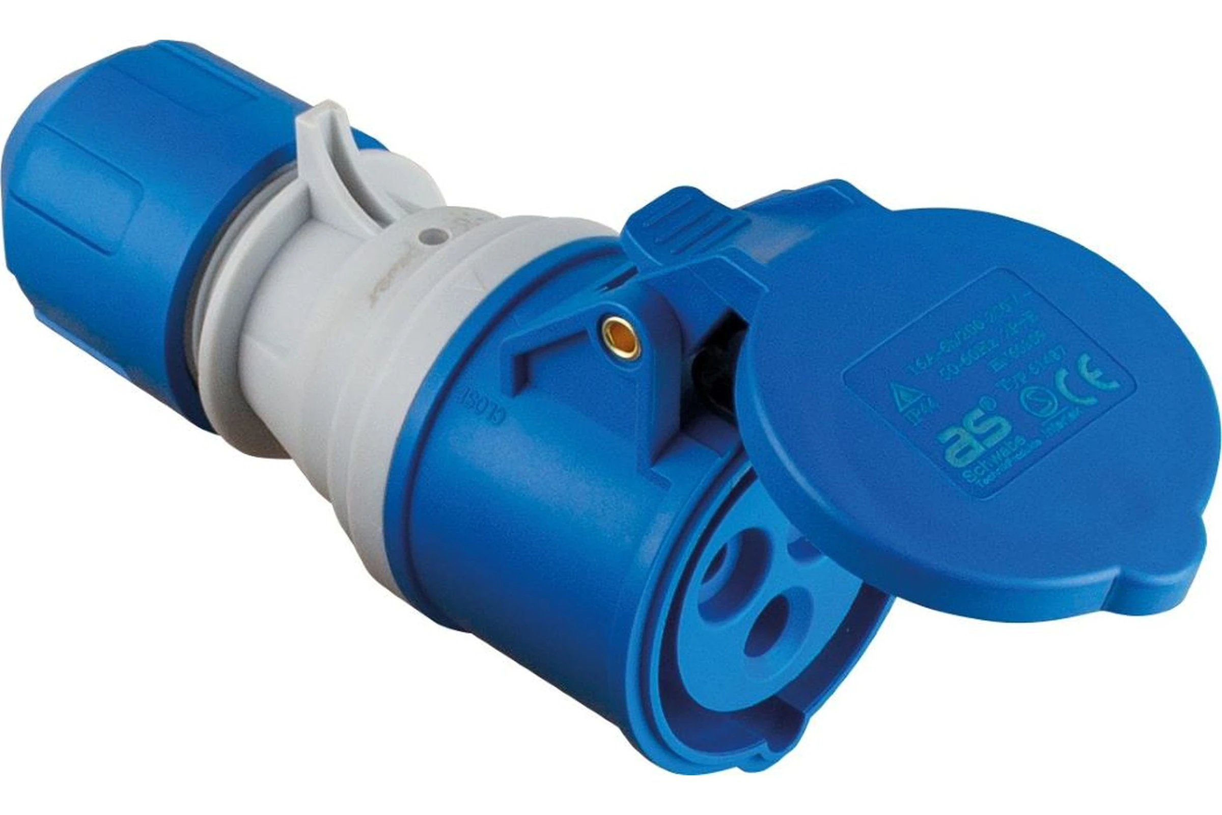 Gniazdo PREMIUM CEE 230 V, 16 A, 3P PowerLight IP44