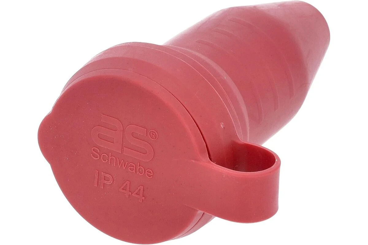 Gniazdo gumowe z uziemieniem do maks. 2,5 mm2 230 V, 16 A 2P+Z CZE IP44