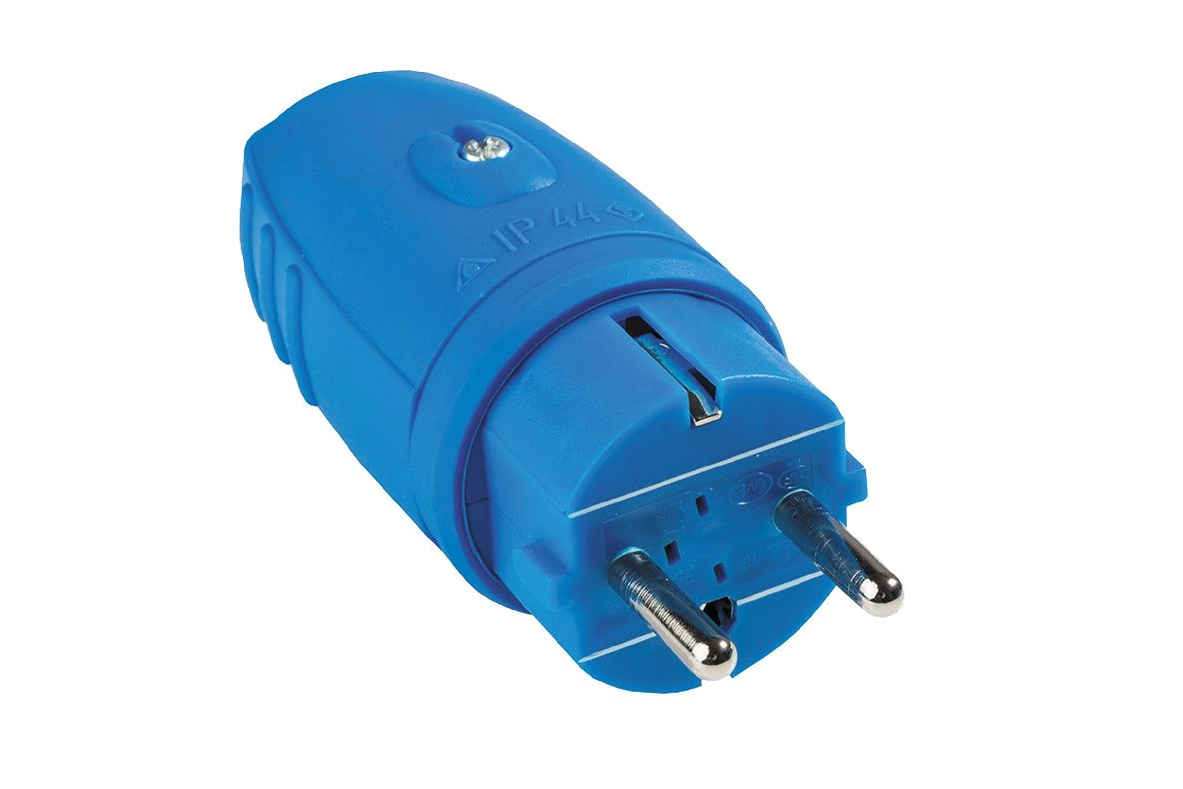 Wtyczka gumowa z uziemieniem 230 V, 16 A, 2P+Z NIE IP44