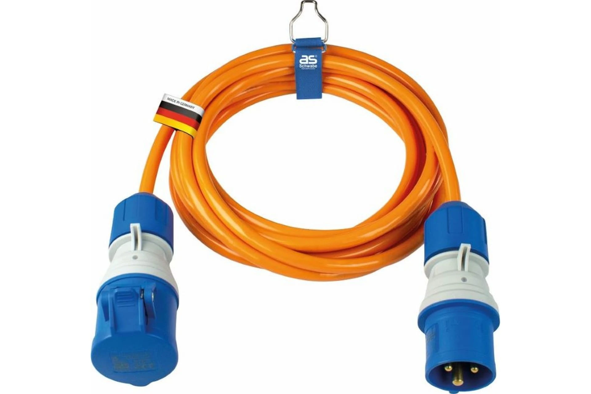 Przedłużacz CEE 230 V, 16 A, 3P 5 m H07BQ-F 3G2,5