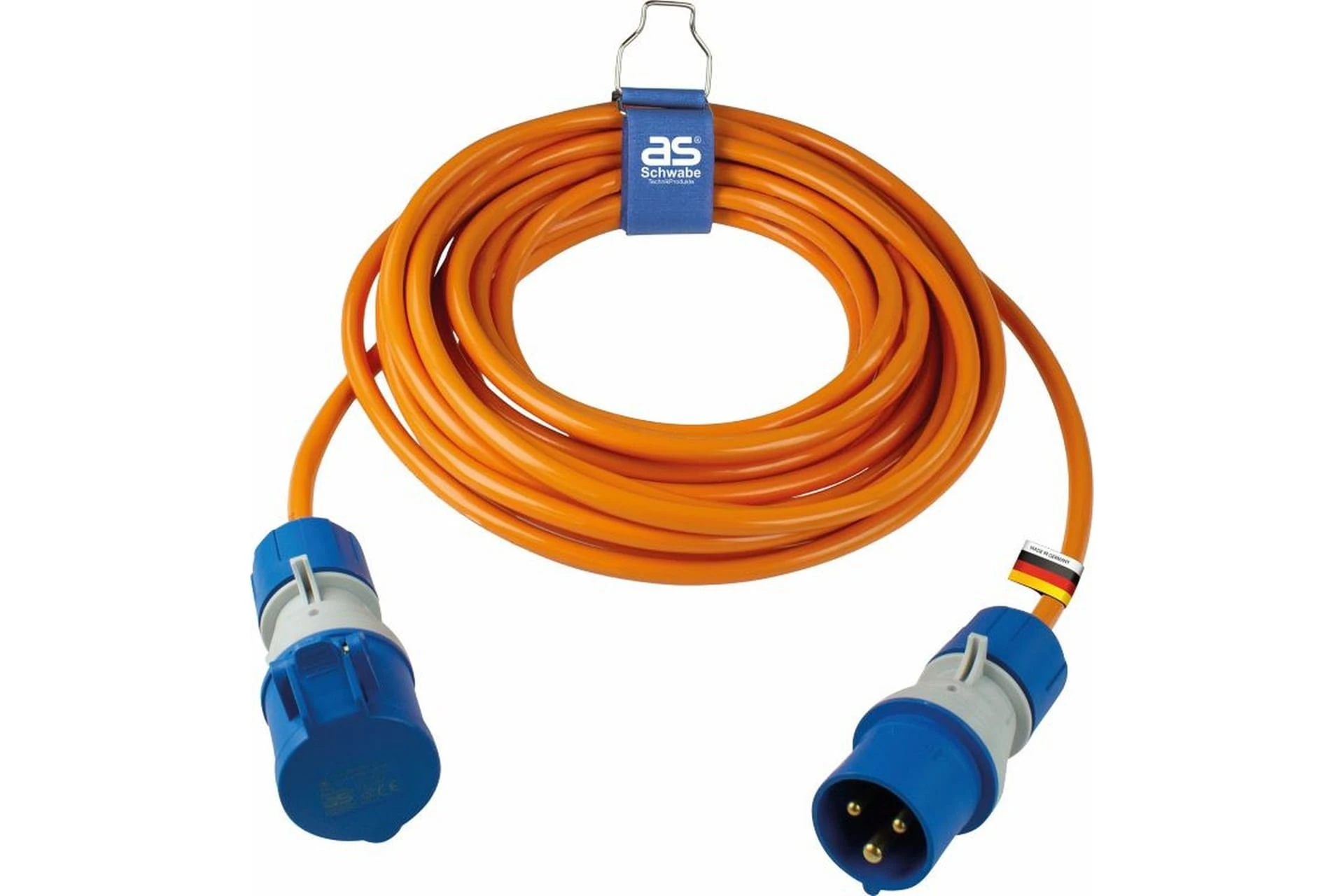 Przedłużacz CEE 230 V, 16 A, 3P 10 m H07BQ-F 3G2,5