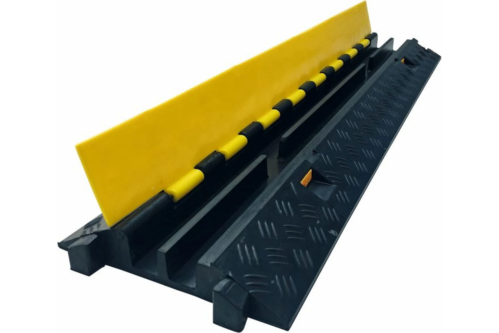 Najazd kablowy prosty z podwójnym kanałem kablowym - 32x32 mm