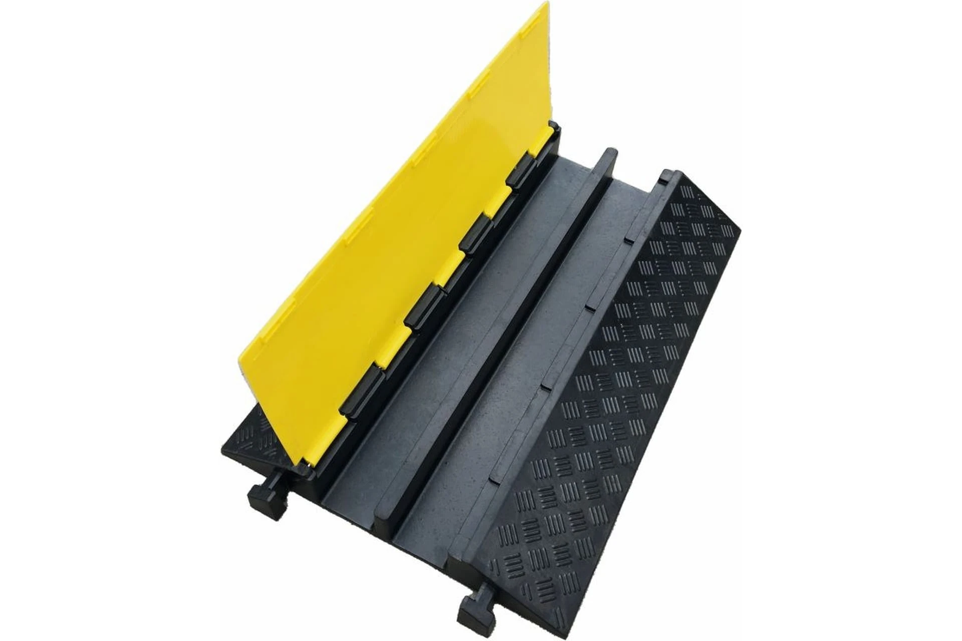 Najazd kablowy MAXI, prosty z podwójnym kanałem kablowym - 95x75 mm