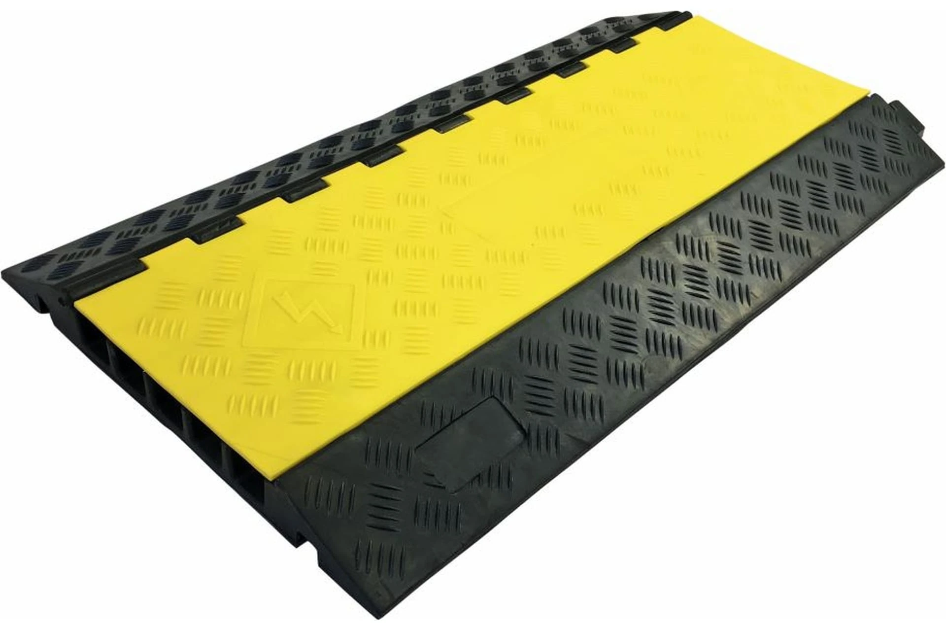 Najazd kablowy MAXI, prosty z pięciokrotnym kanałem kablowym - 35x32 mm