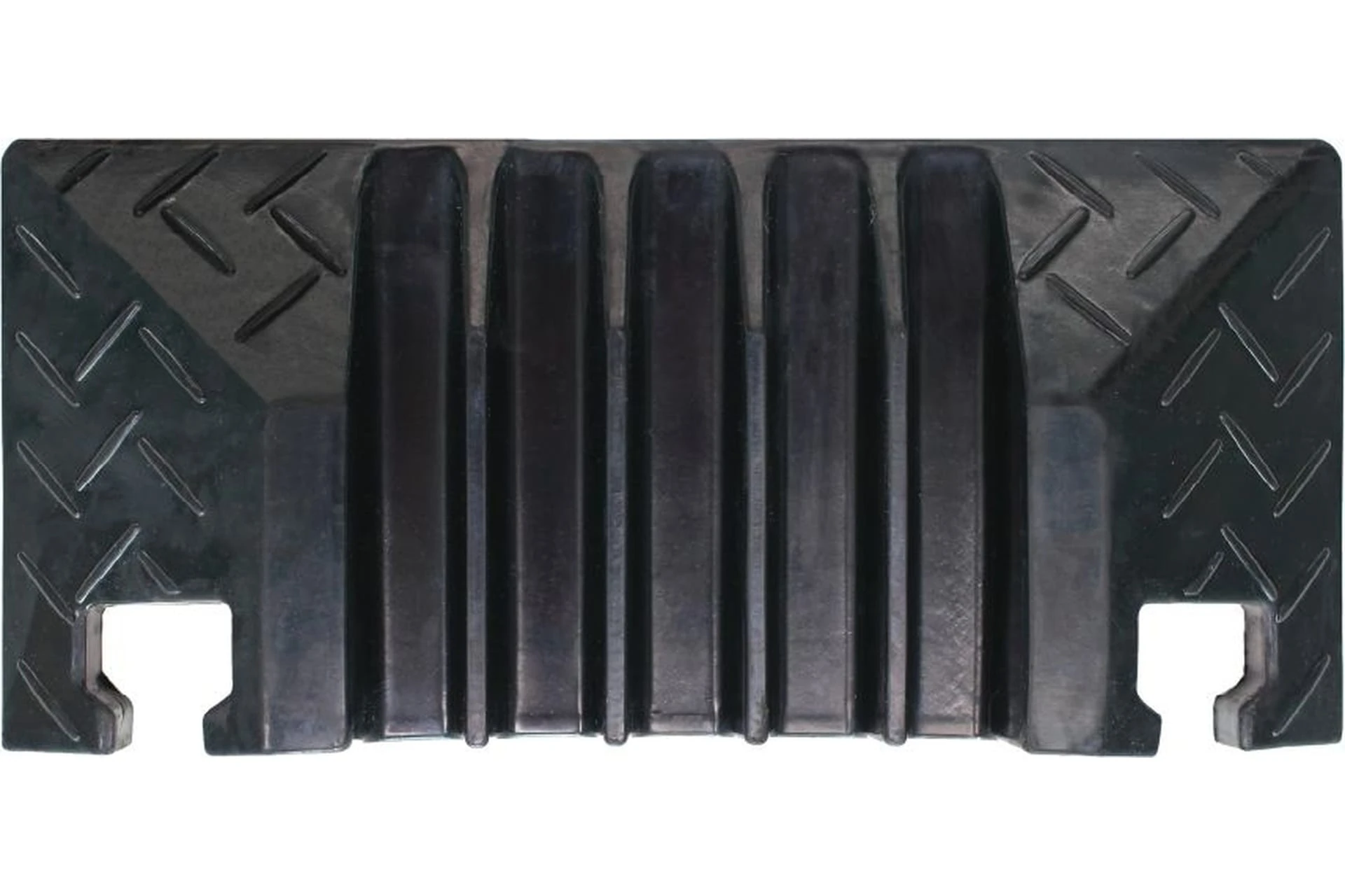 Zakończenie najazdu kablowego MAXI, gumowe, z pięciokrotnym kanałem kablowym - 40x40 mm