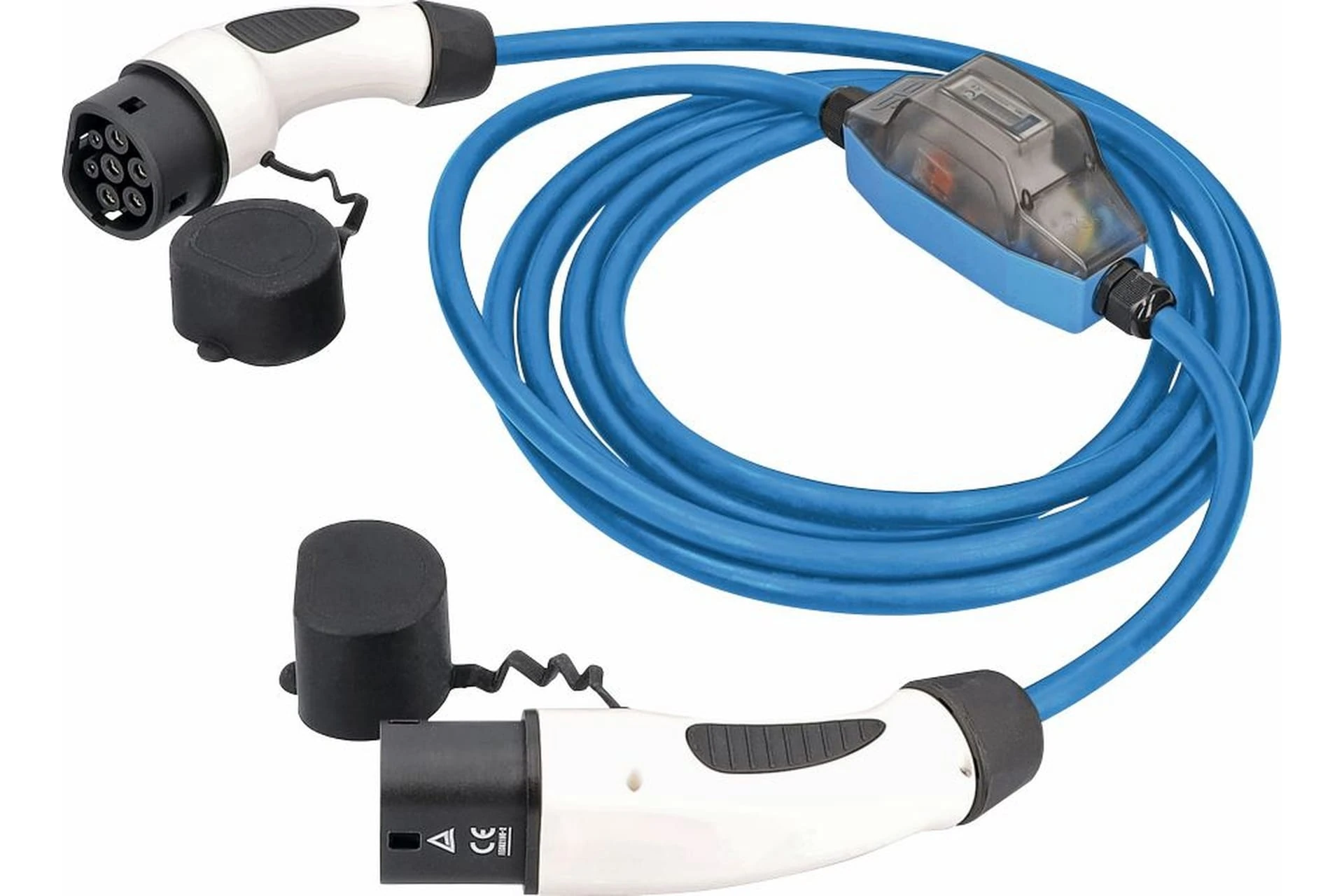 Kabel do ładowania samochodów elektrycznych Mode 3 z ROCO energy meter 230 V, 16 A, 1-fazowy