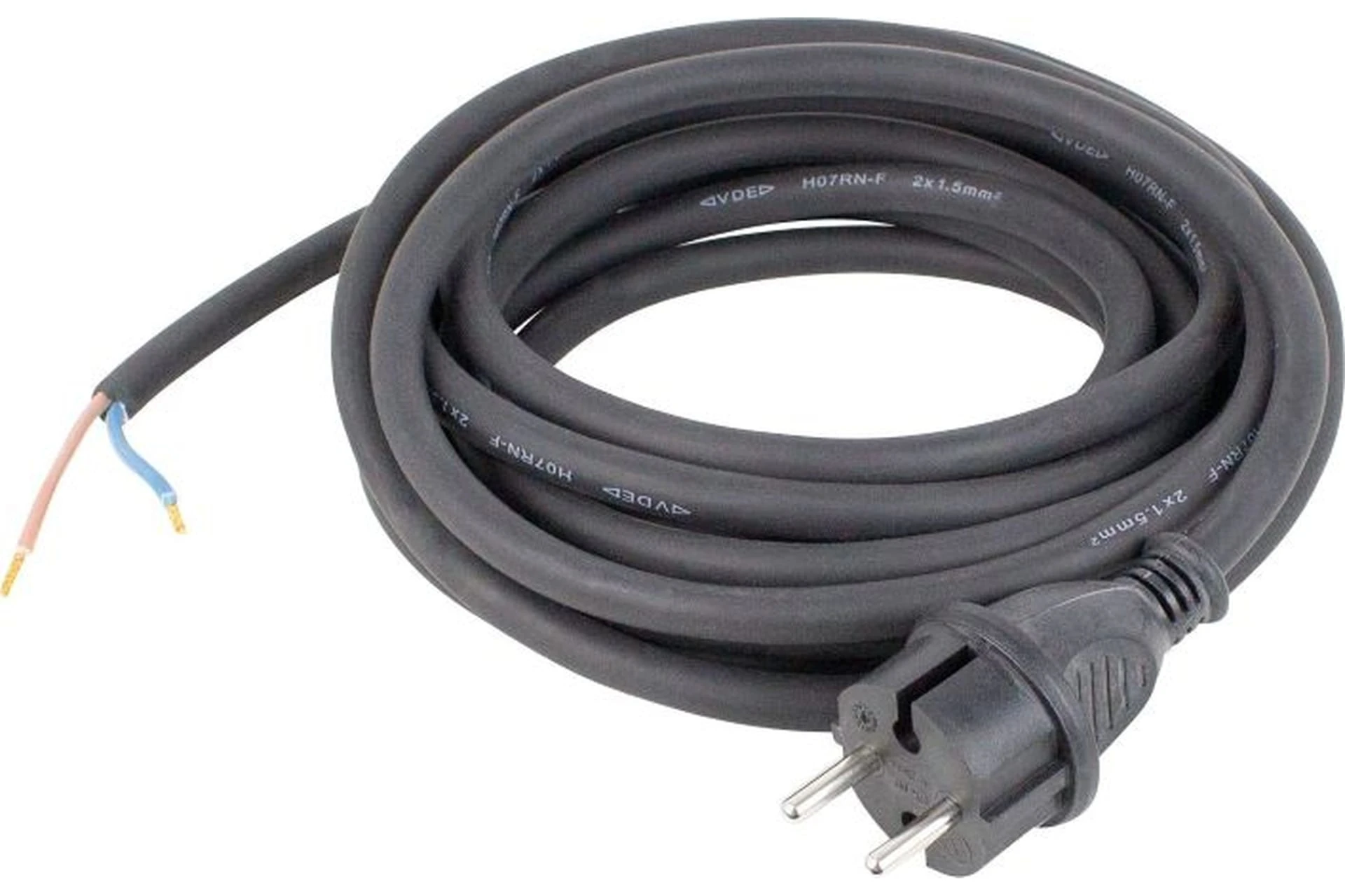 Przewód przyłączeniowy gumowy 5 m H07RN-F 2x1,5 CZA