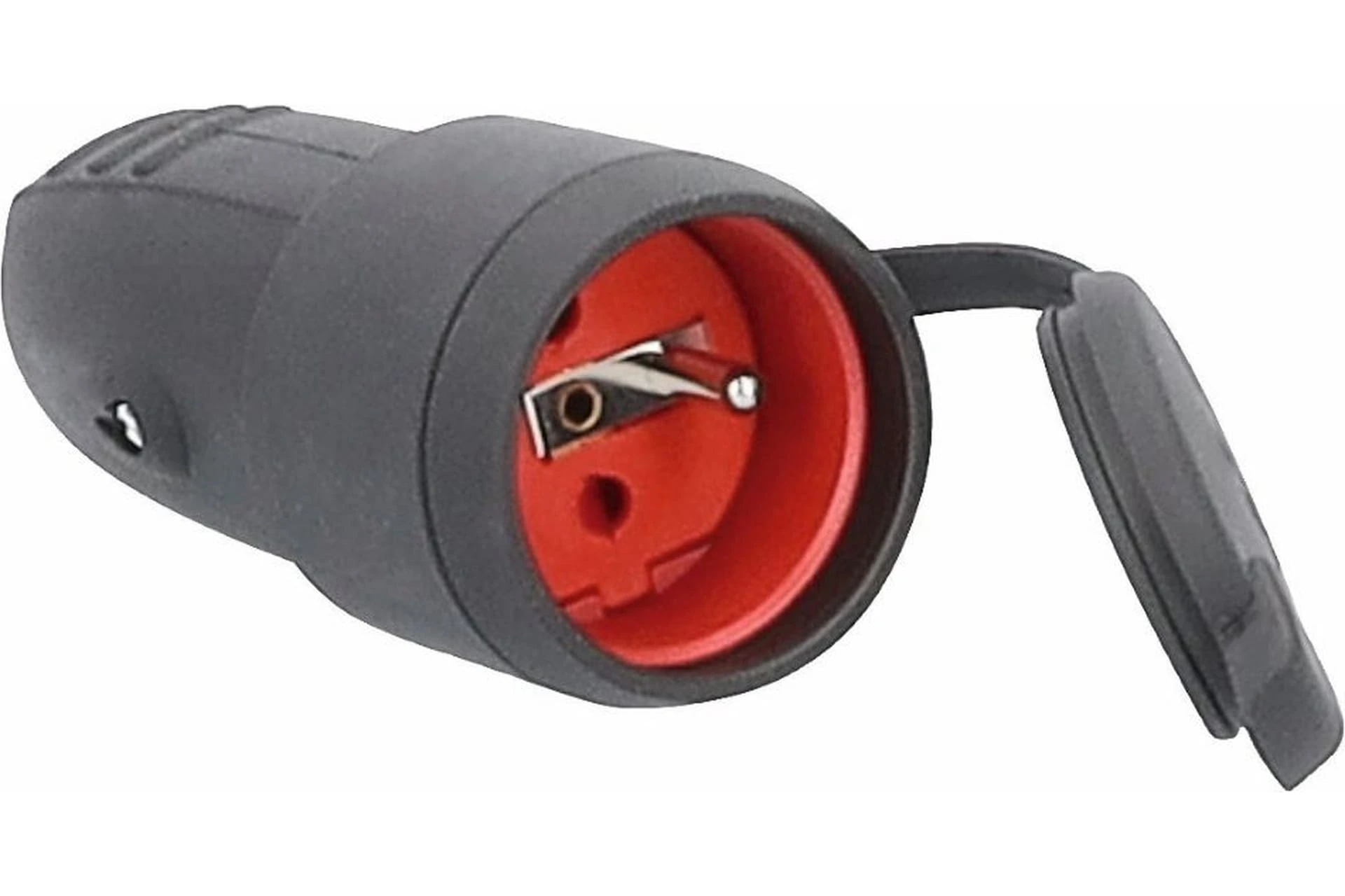 Gniazdo gumowe z uziemieniem 230 V, 16 A 2P+Z CZA IP44 "F"