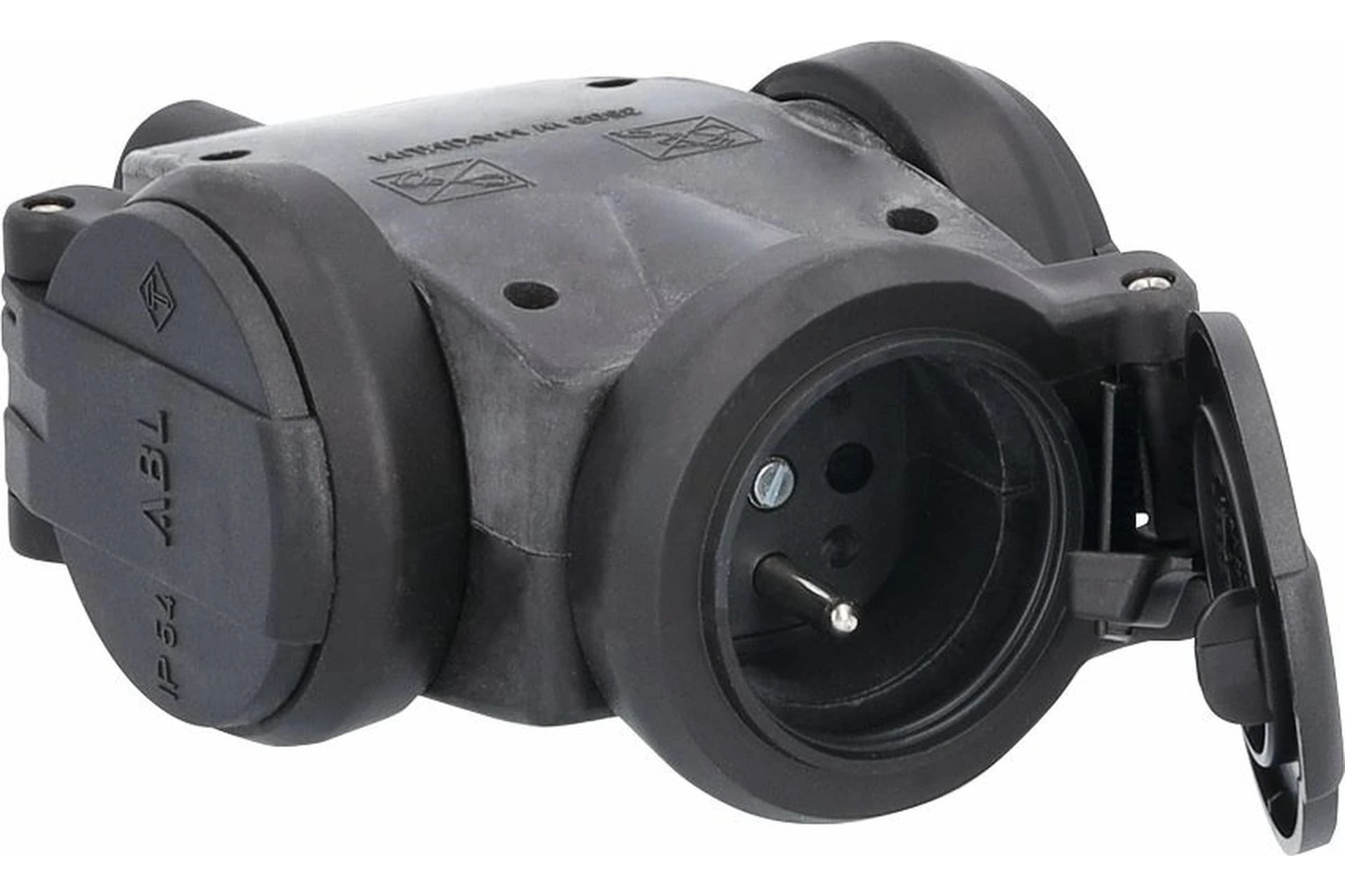 Gniazdo rozgałęziacz 3-krotny gumowy 230 V, 16 A 2P+Z CZA IP44 "F"