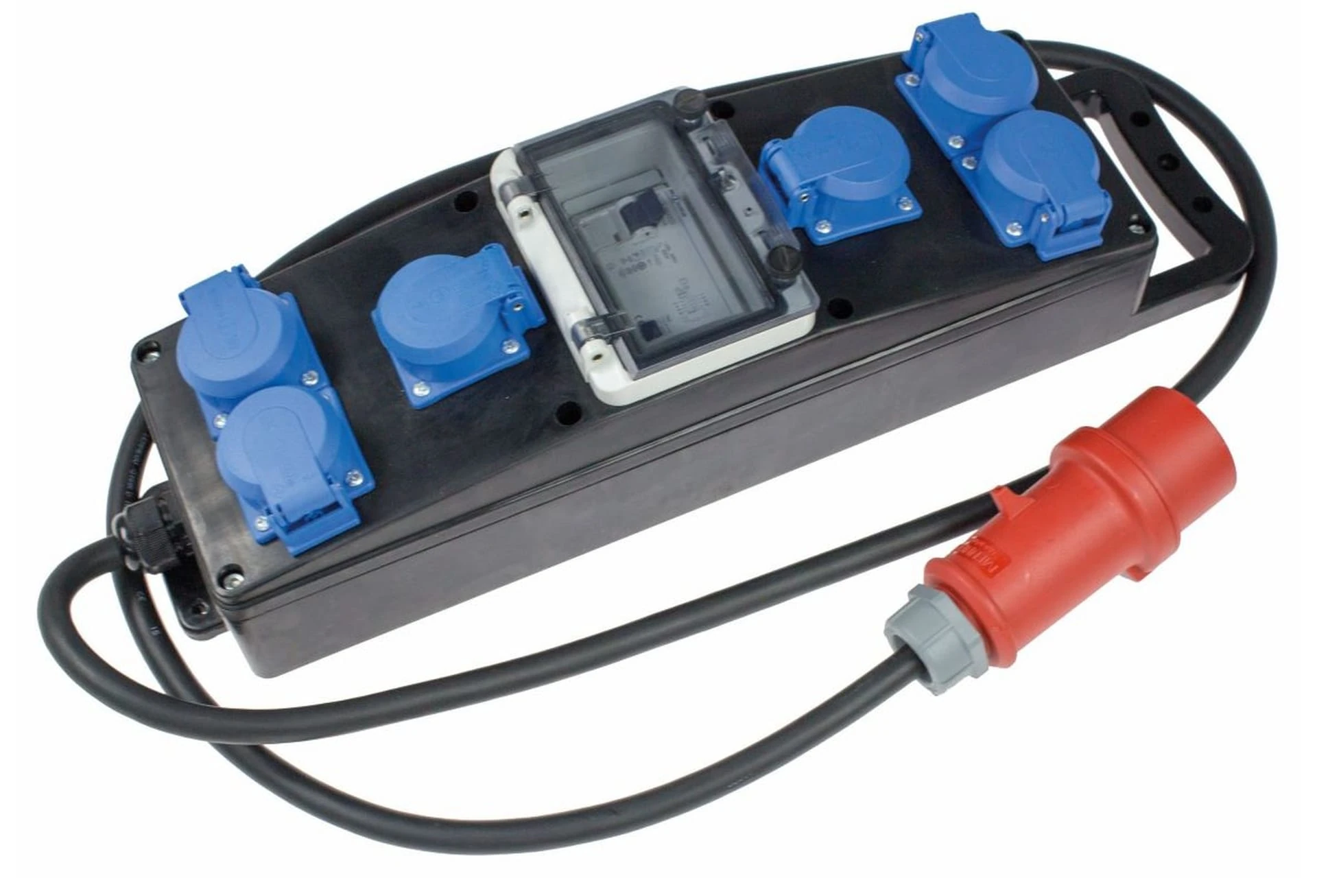 Listwa zasilająca budowlana S2+, 2 m H07RN-F 5G2,5 11 kW "F"